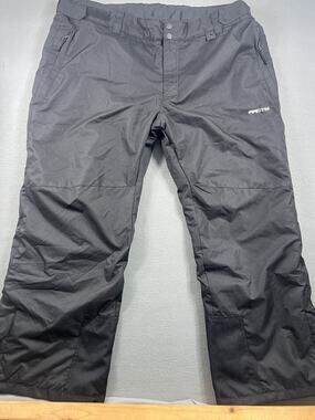 ARCTIX Men's 2XL Waterproof Insulated Black Ski Pants for Winter Sports